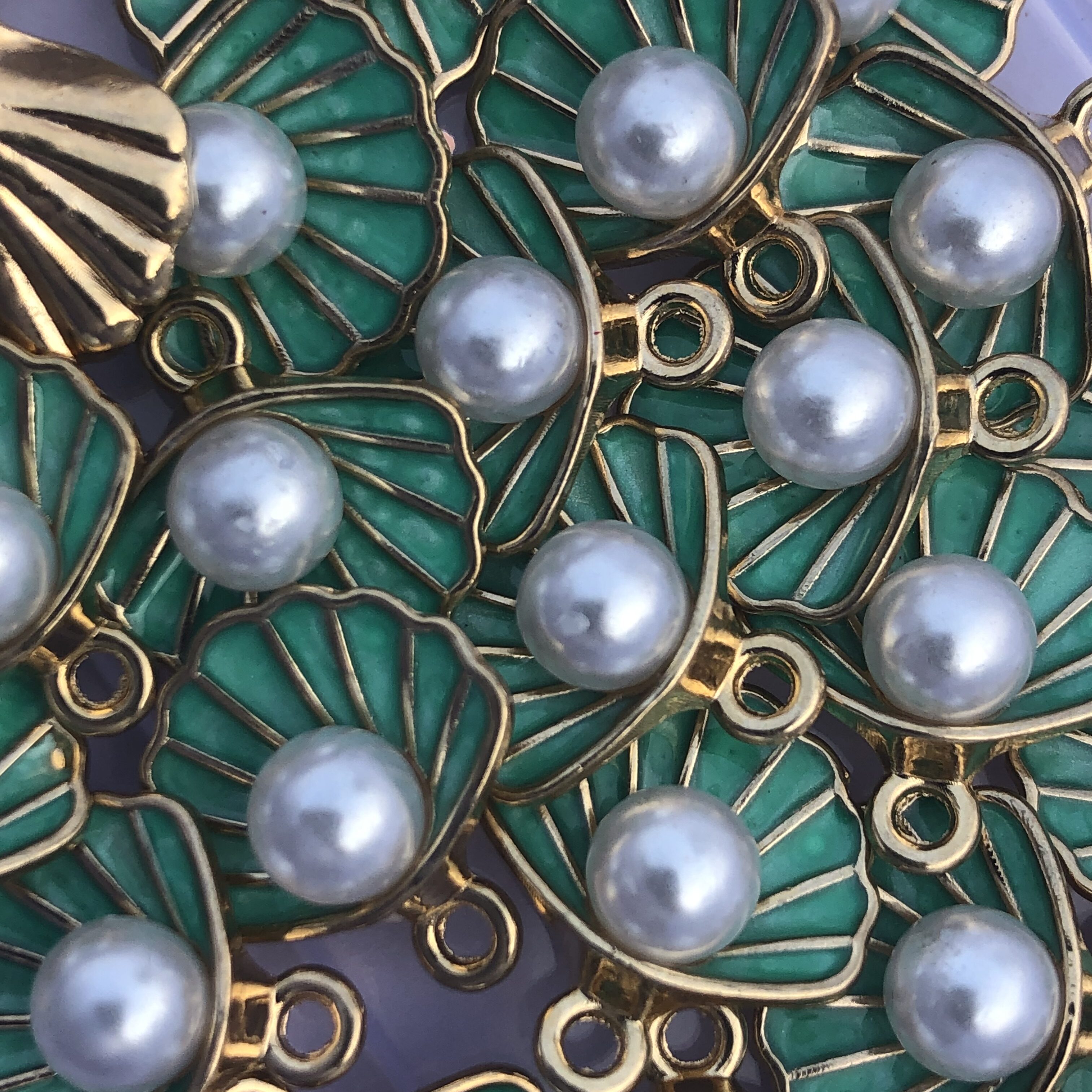 Wide Shell BC - Peacock Green