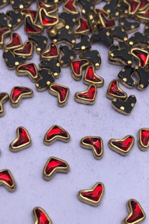 Heart shape glossy - Red