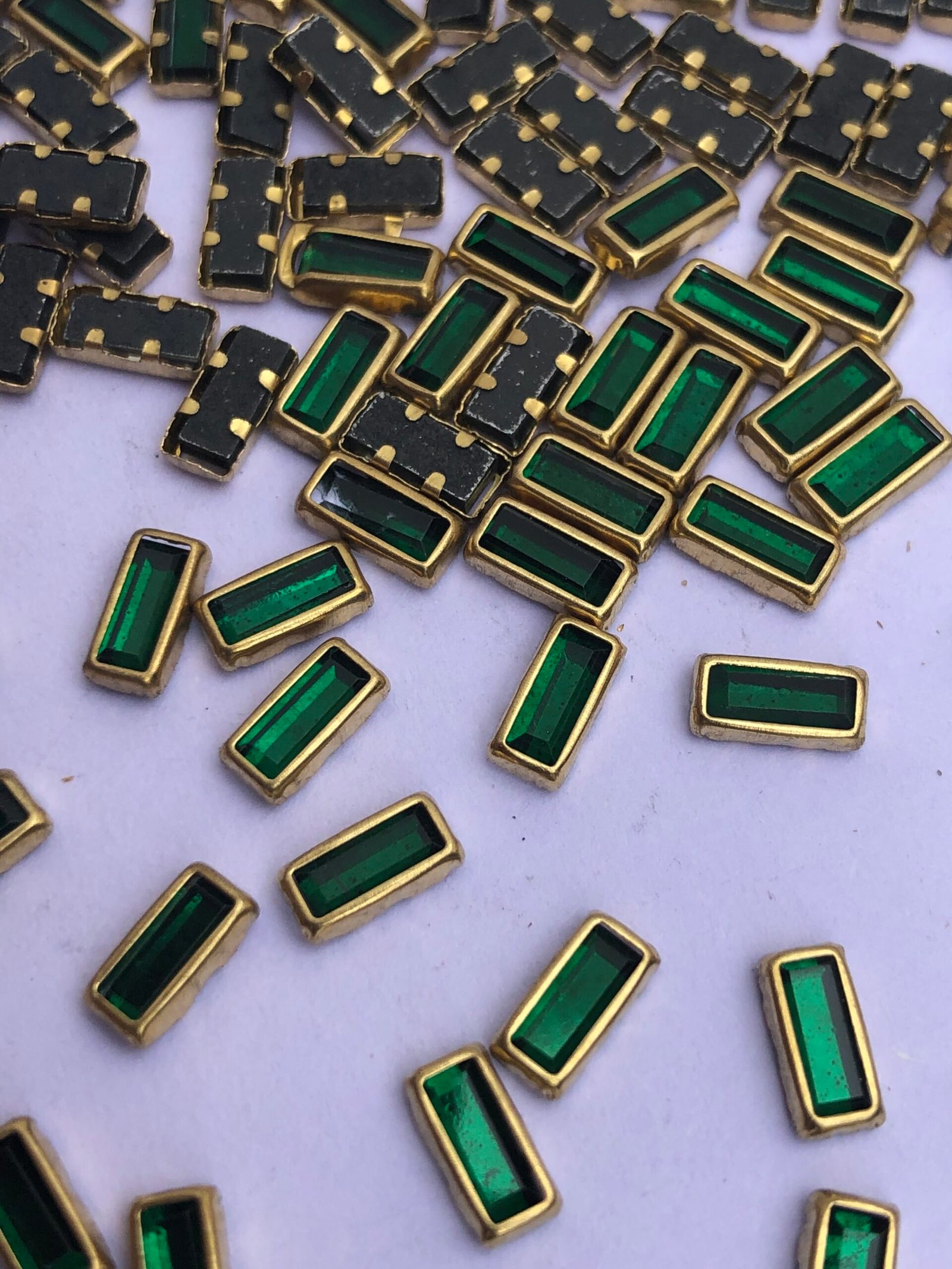 7m Glass Rectangle - Green