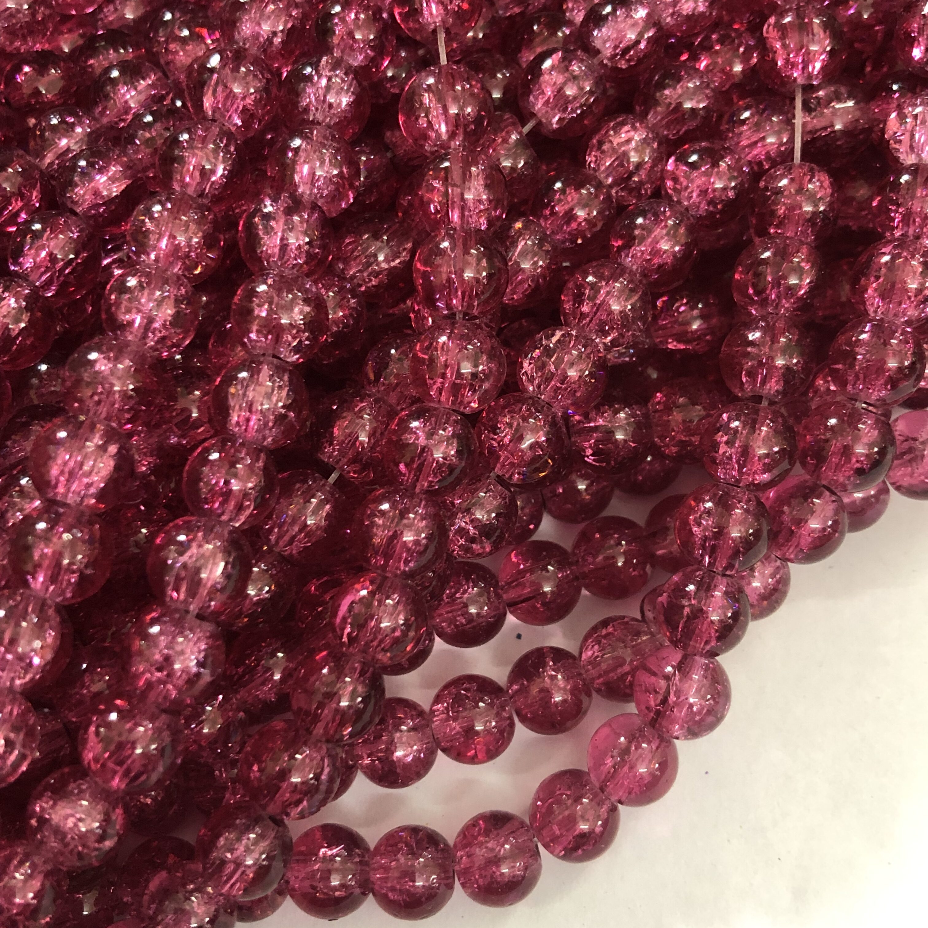 1Colour Crackle - Wine, 25pc(Pack)