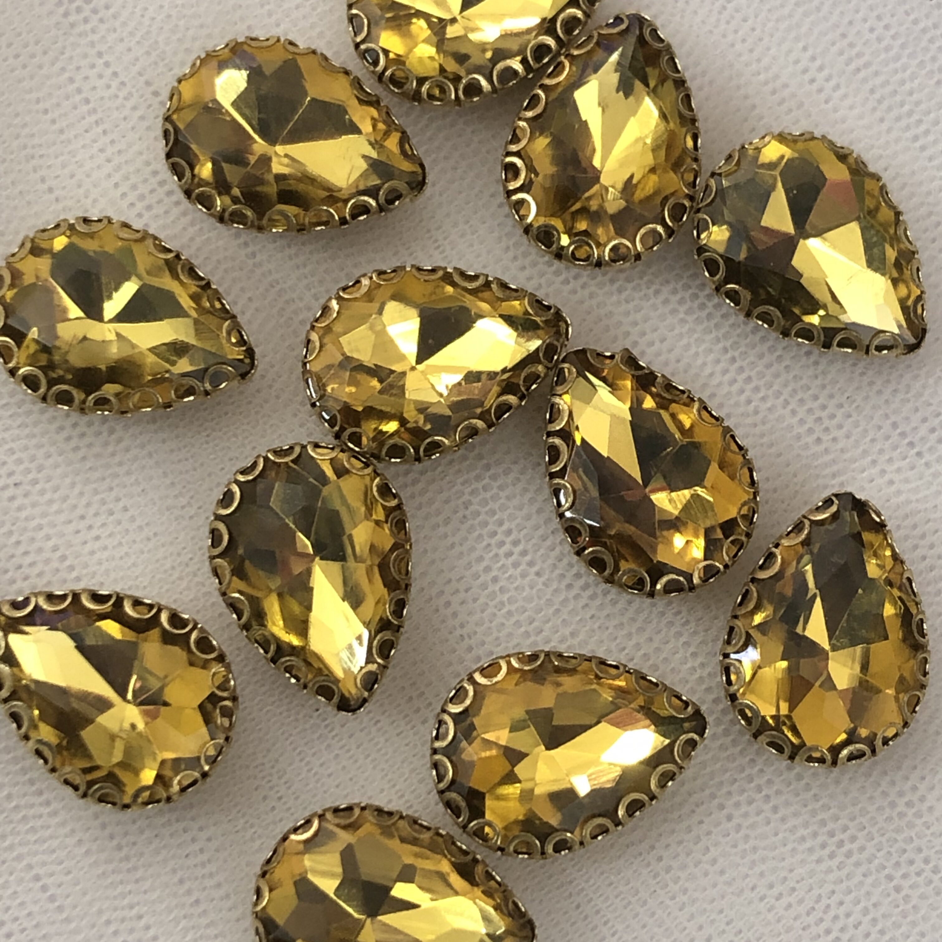 Drop Big Clipstone(10\14) - Yellow