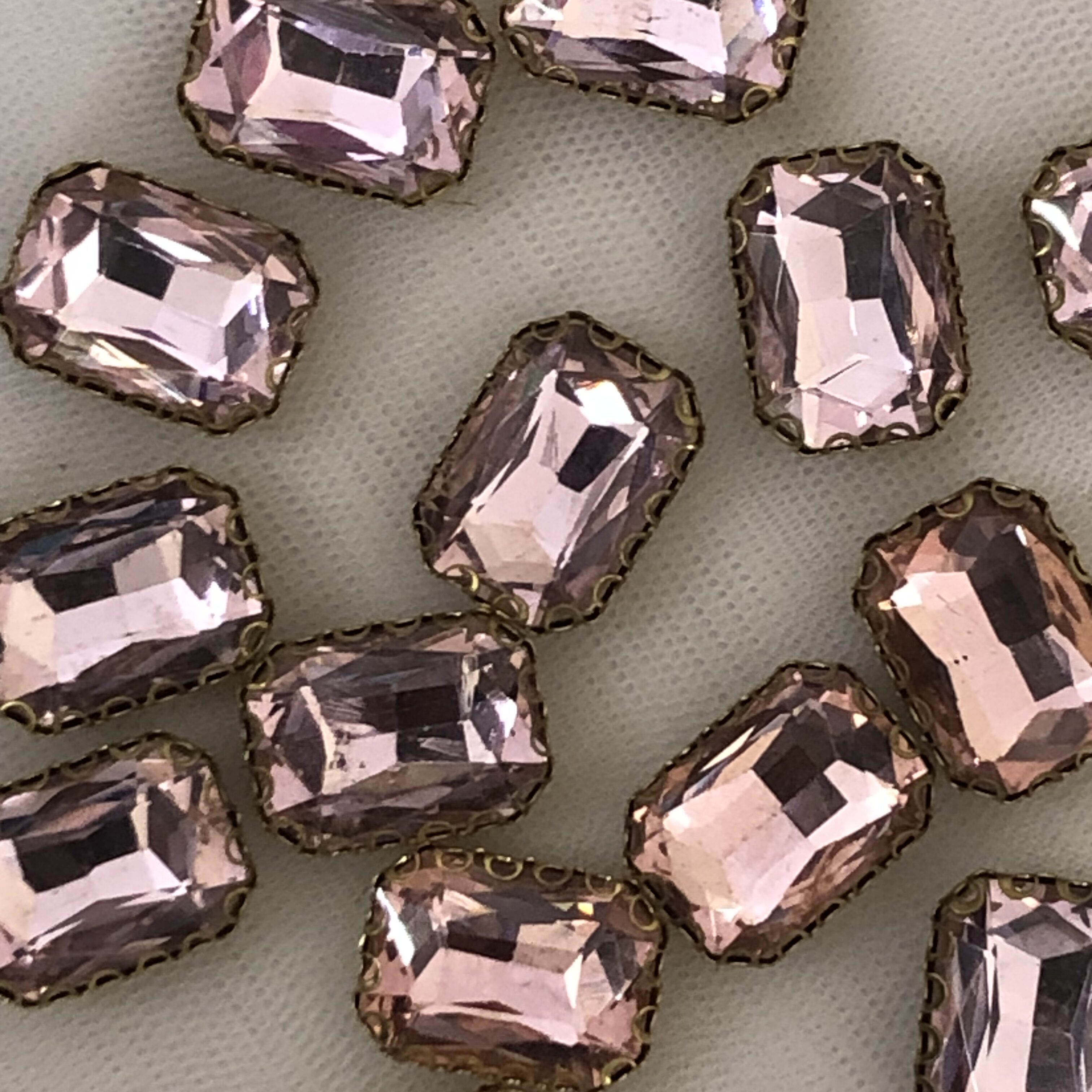 Rect Big Clipstone - Babypink