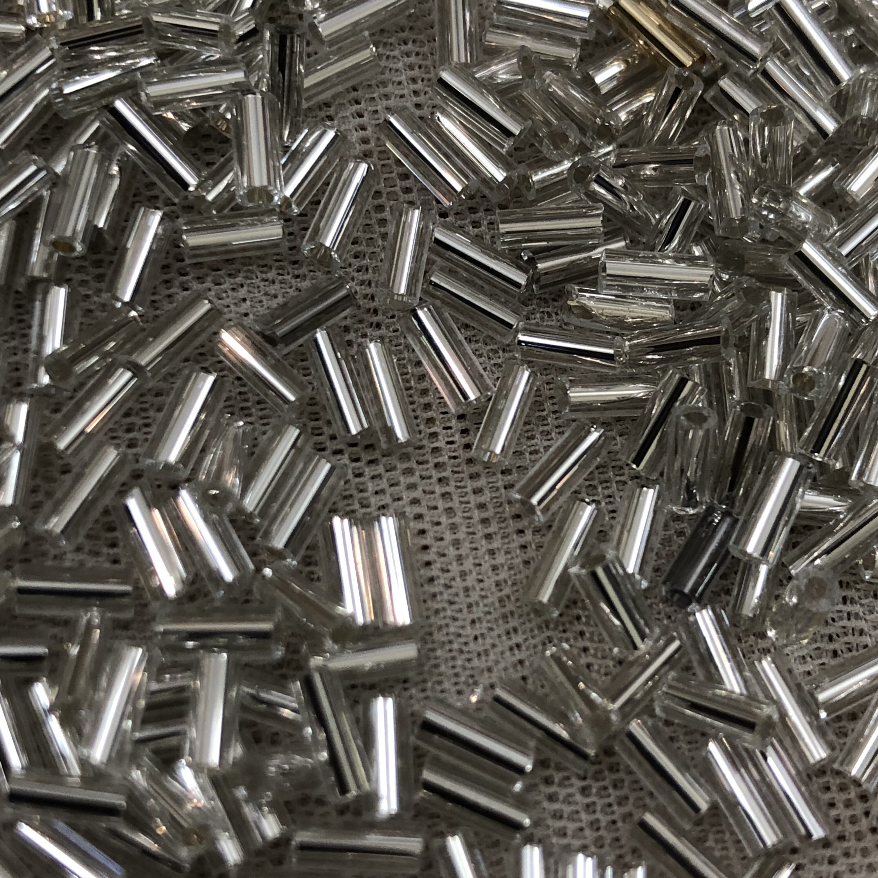 Tube Bead - Silver