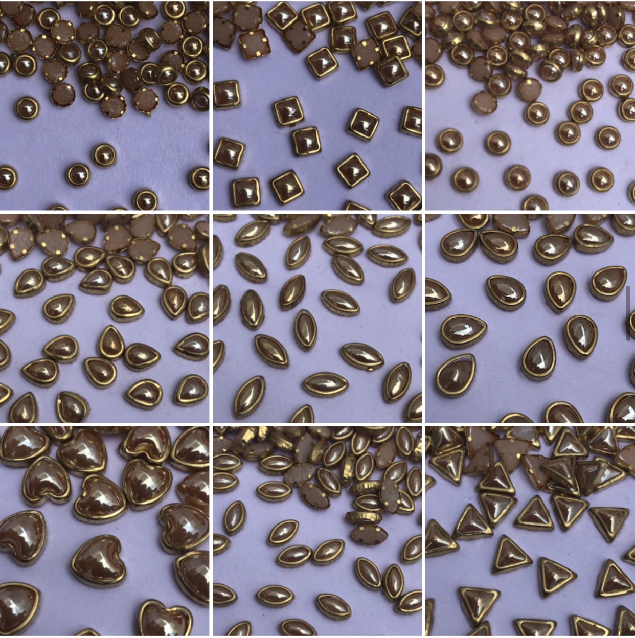 Ceramic gold - Combo (11 shapes), 10g