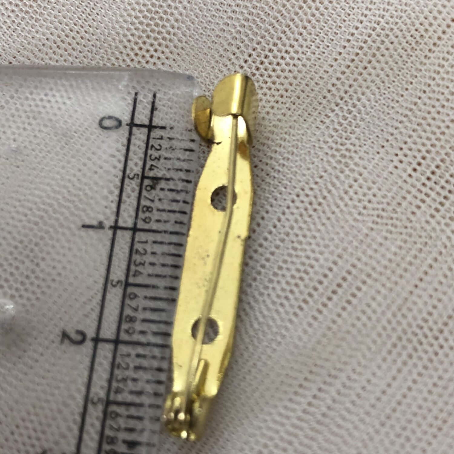 Brooch Pin - Gold - Brooch Pin 2 Hole