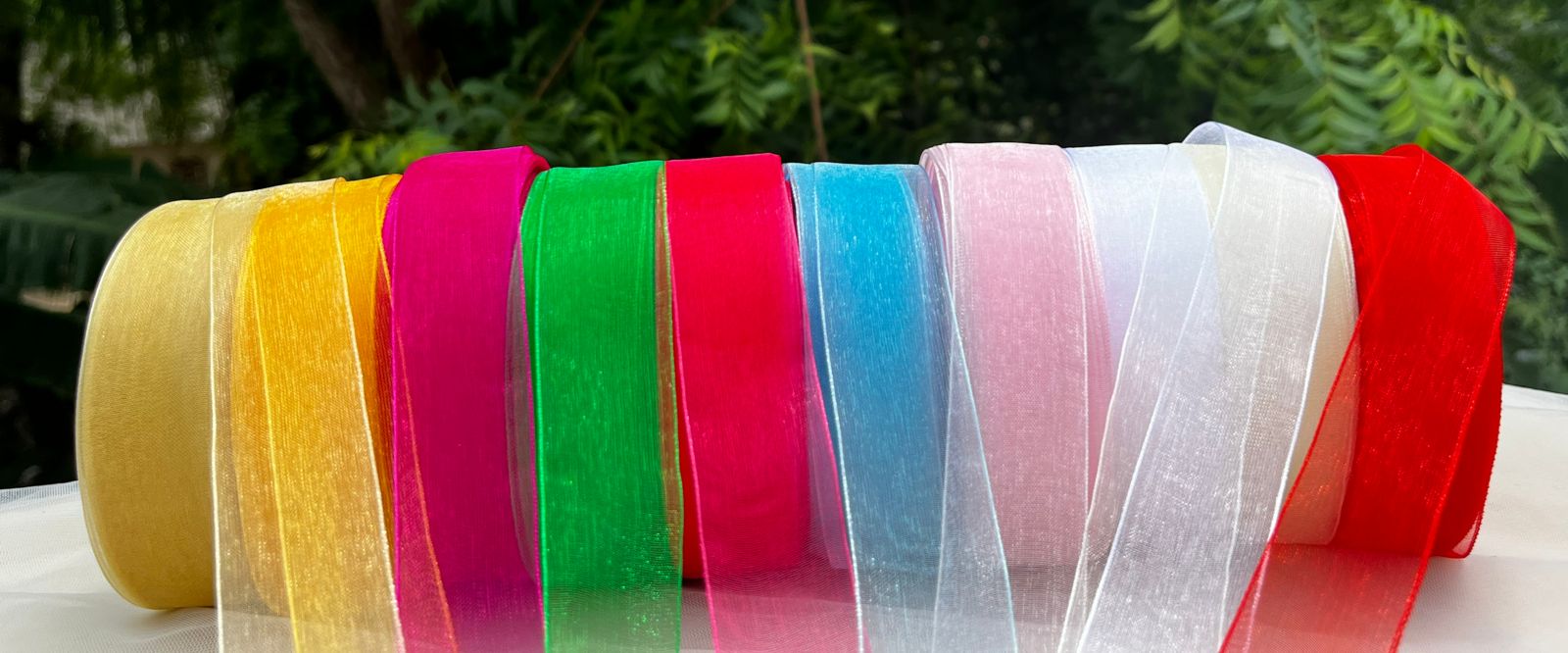 Organza Ribbon(10 Shades)