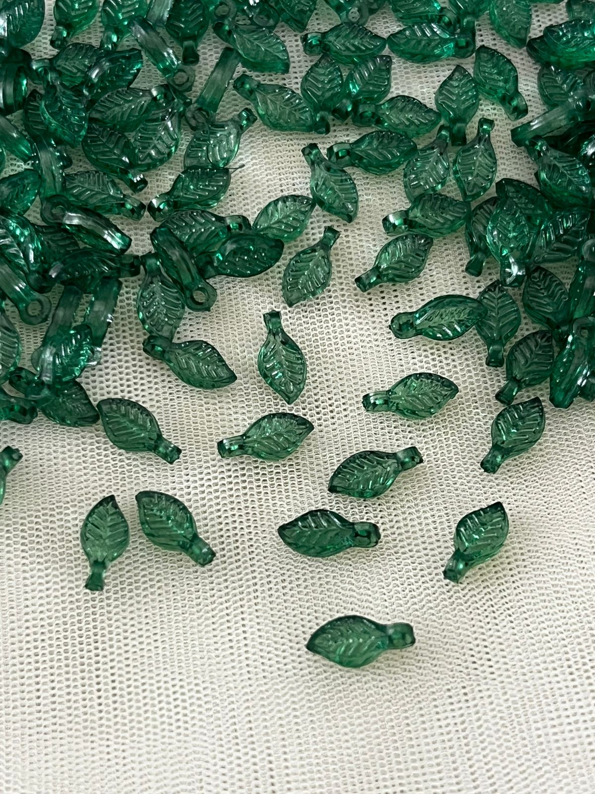 Green Leaf Beads