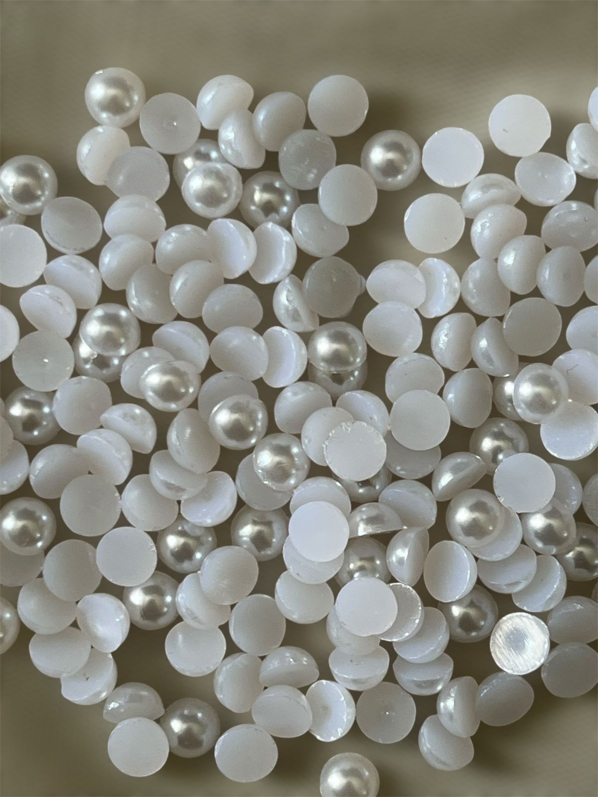 Half Pearls - white 5m