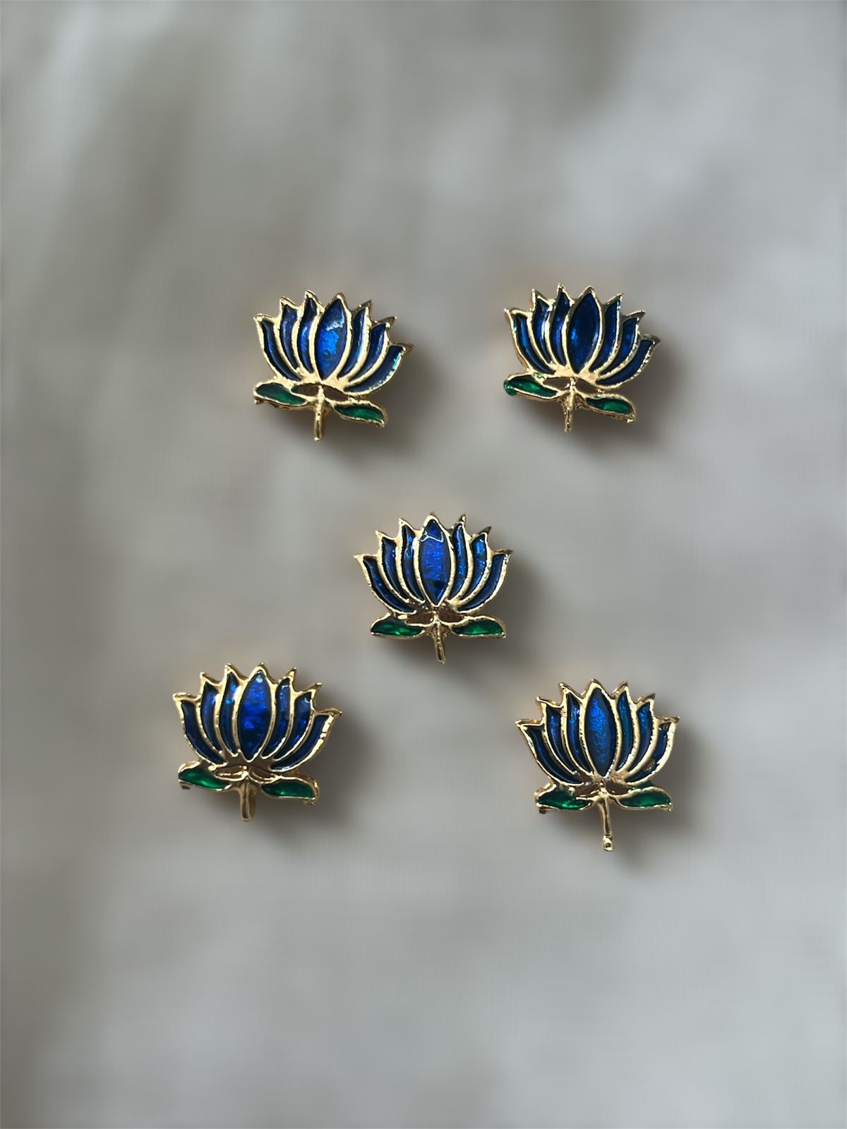 Metal Lotus (Tail) - Dark Blue