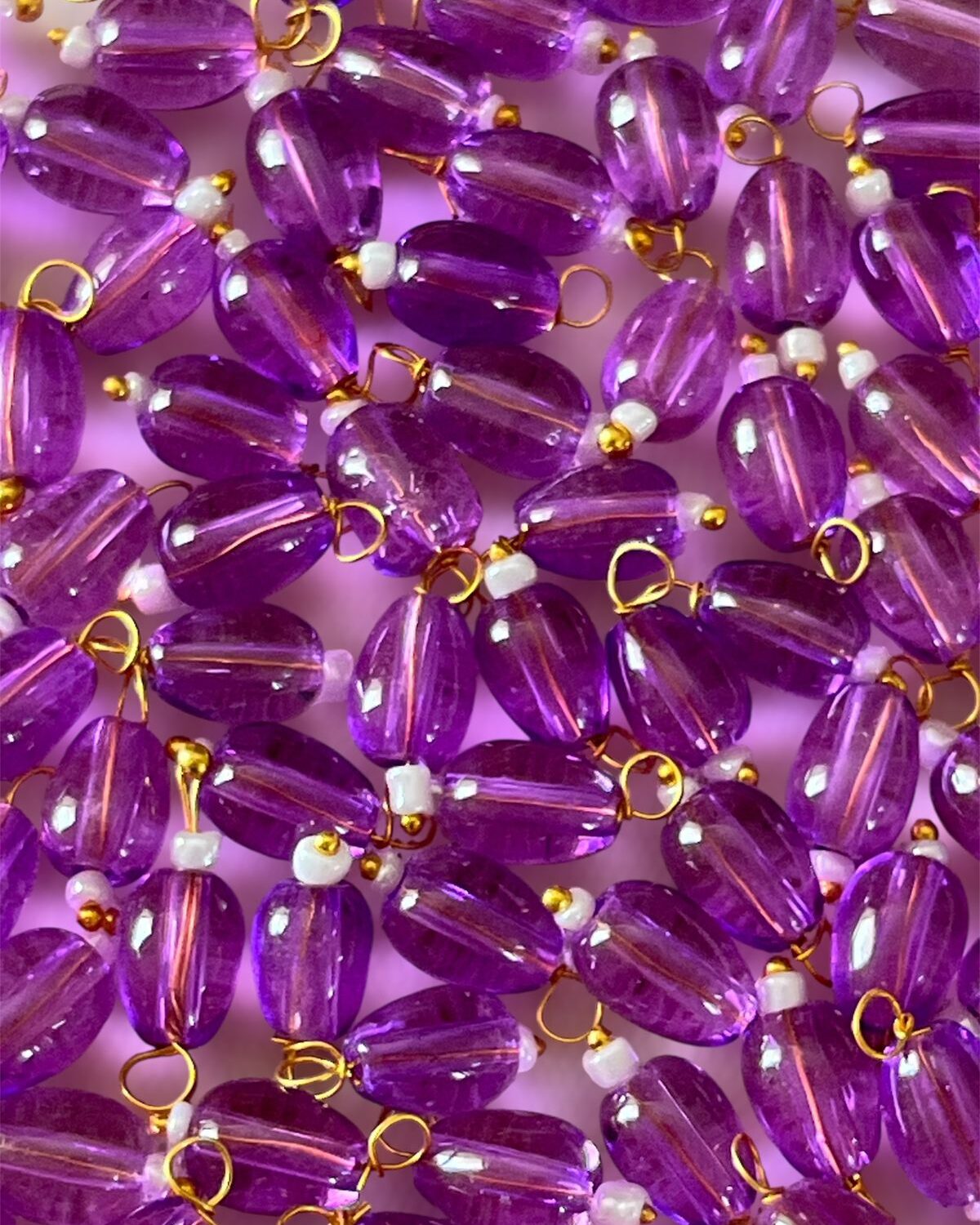Oval Hanging Beads (Pack)