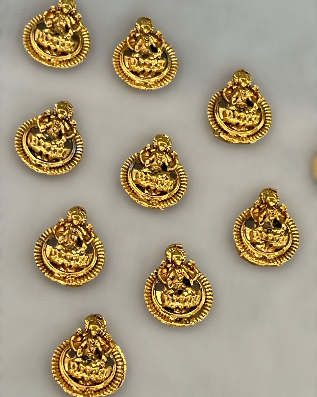 Lakshmi(Round) Antique Charms