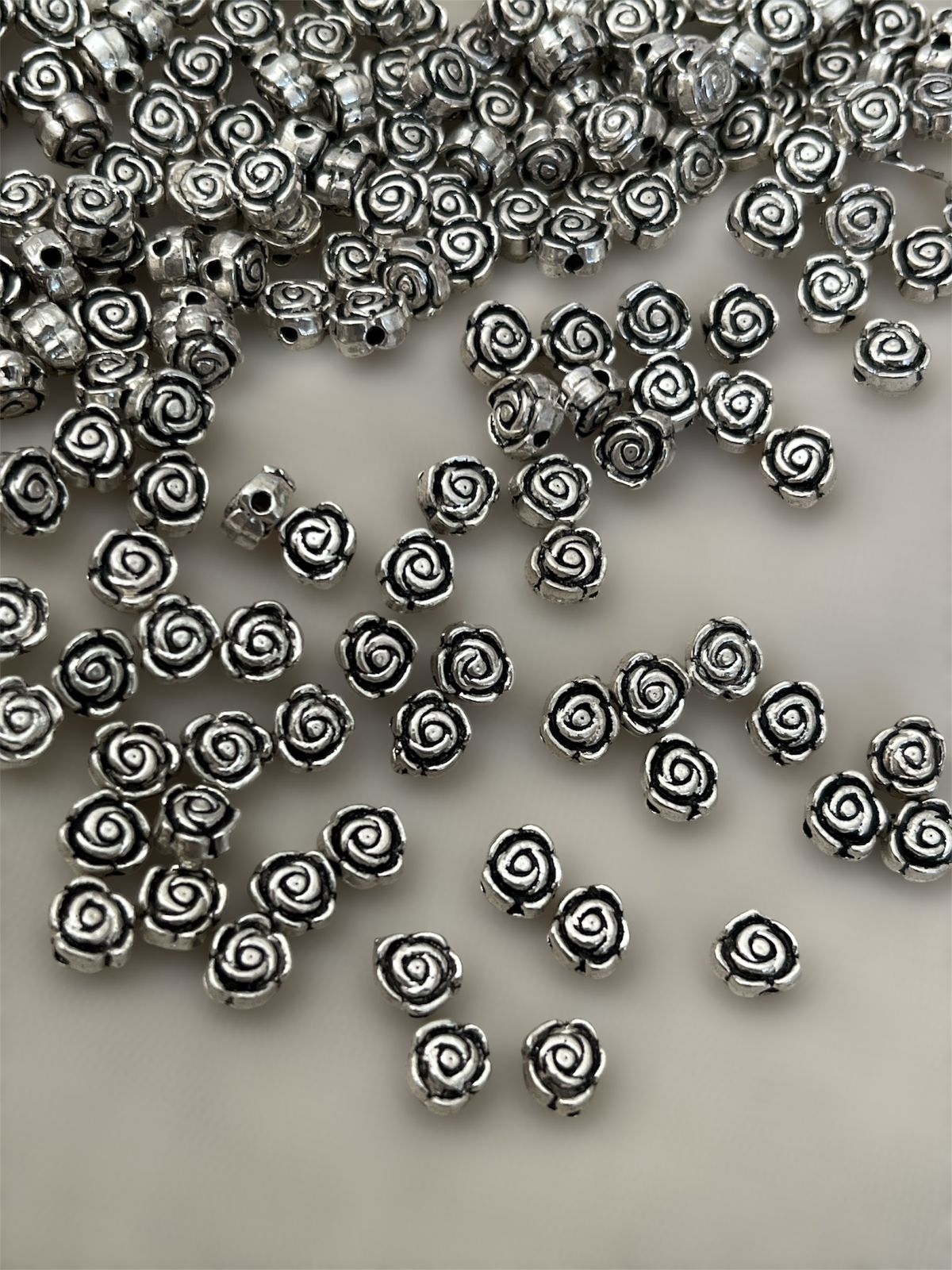 Rose (Silver) 10(Pieces) Pack