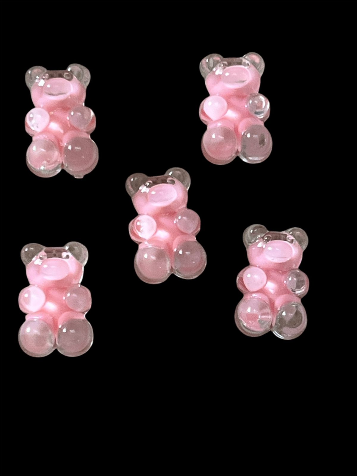 Teddy Beads - Baby Pink