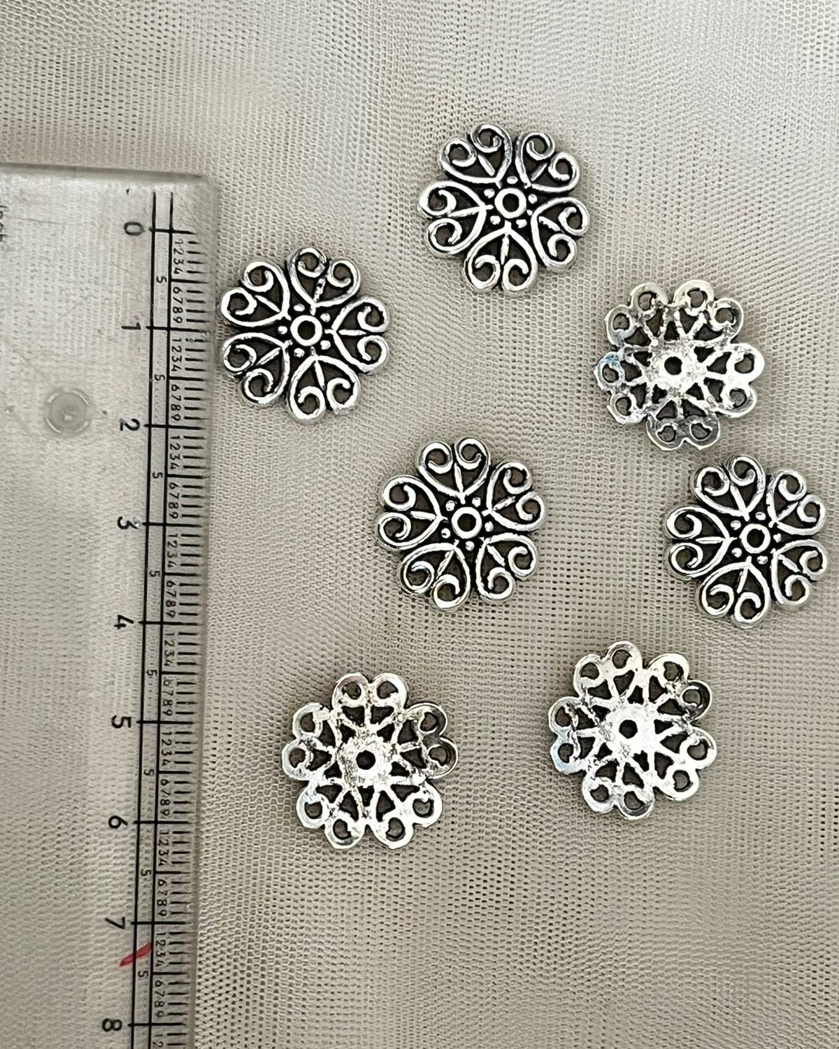 Bead Caps -Silver (1 Piece)