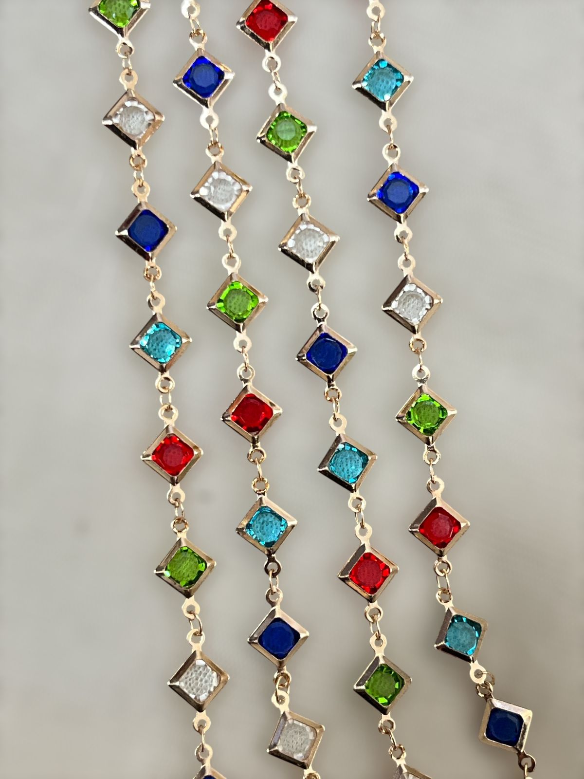 Diamont Stone Chain (Gold)