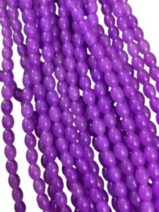 Lavender - Oval Jelly Beads
