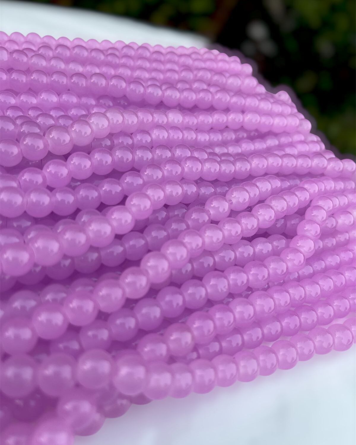 Lavender- Jelly Beads-full string