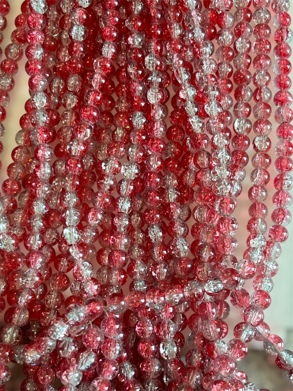 Tomato Red(Ash) - Double Colour Crackle
