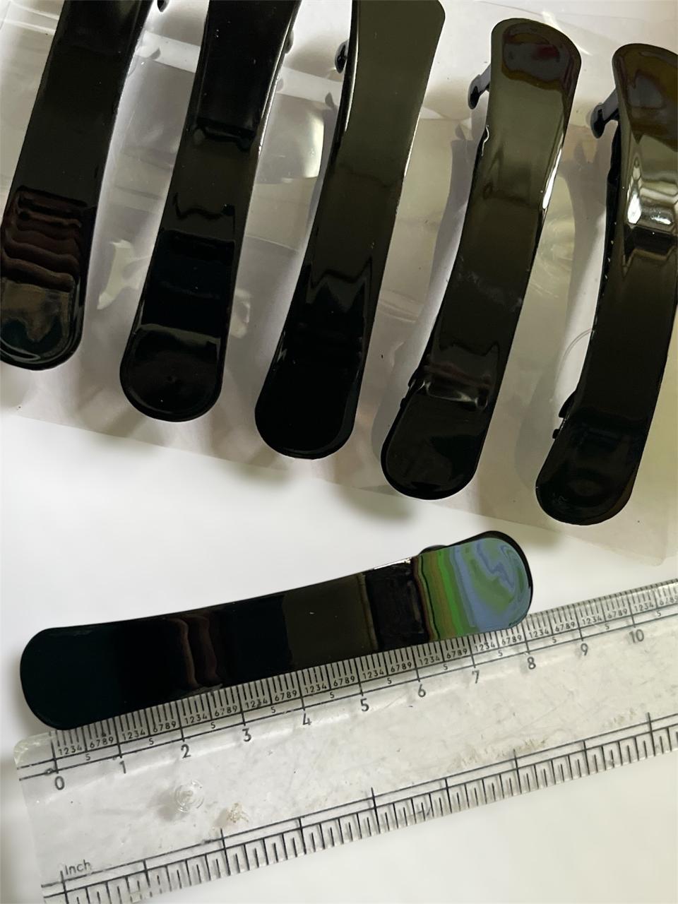8cm curved (  ) black clip