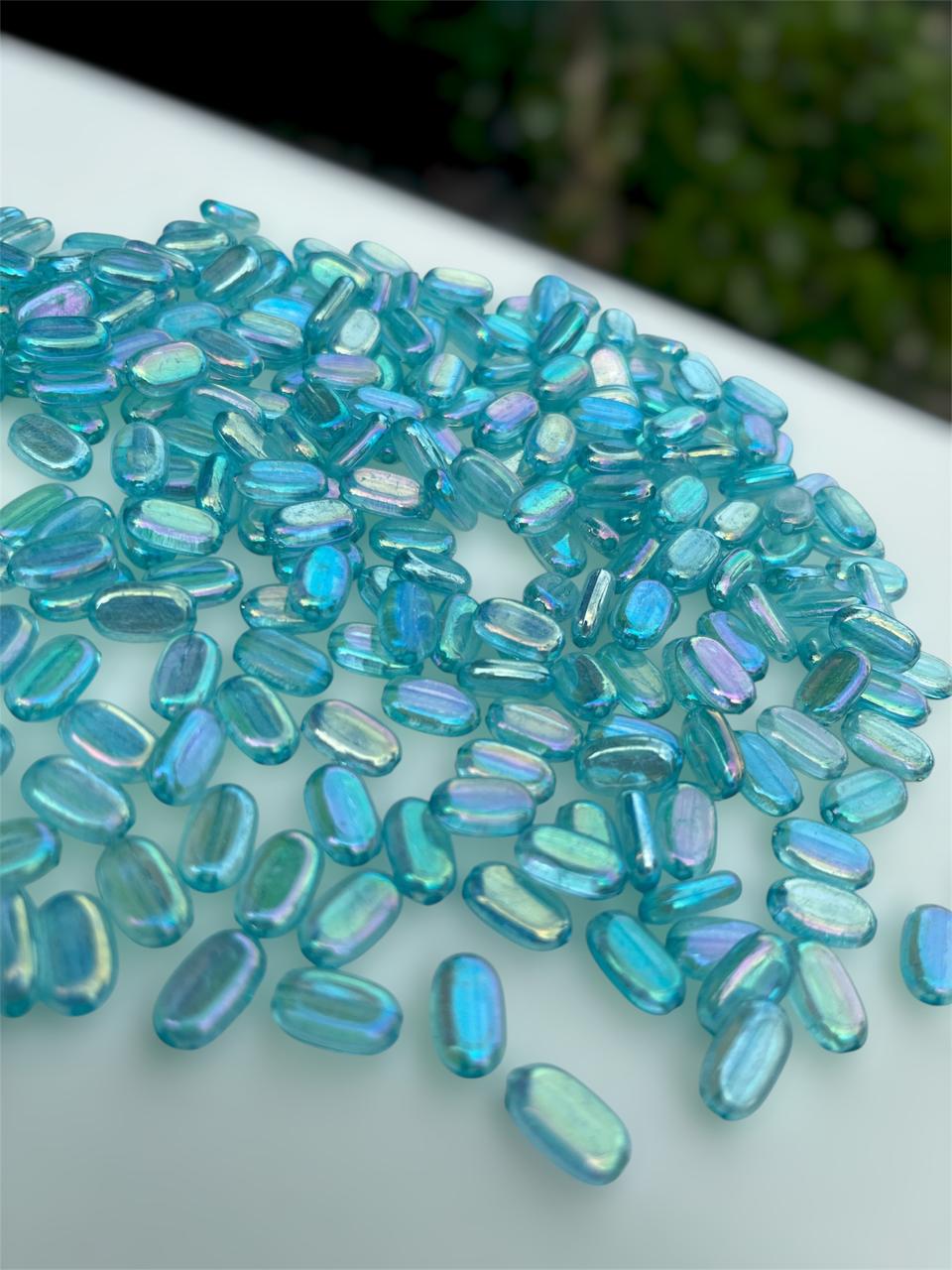 Tablet Beads-Skyblue