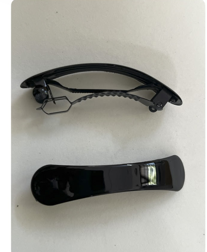 6cm curved (  ) black clip